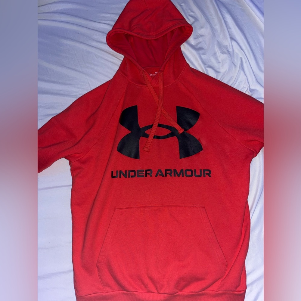 under armour hoodie red